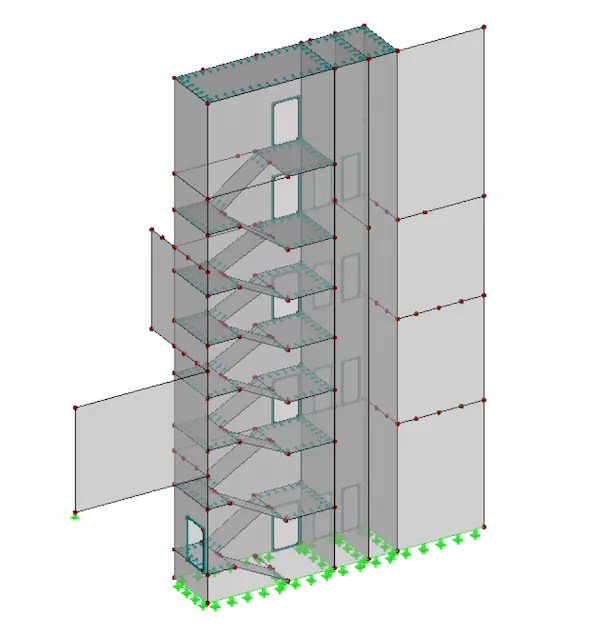 Massivbau 3D Lagerhalle Stuttgart - LPH 3-5